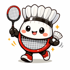 Badminton Lover Stickers