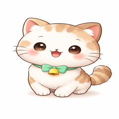 grumpy kawaii cat stickers