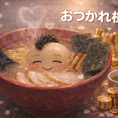 Rock Bottom to Comeback Ramen Stickers