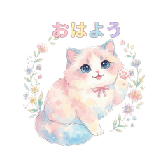 Dreamy Ragdoll Cat - Daily Greetings