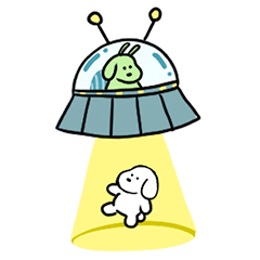 Friendship : Inu-kun and Inu-Alien-kun