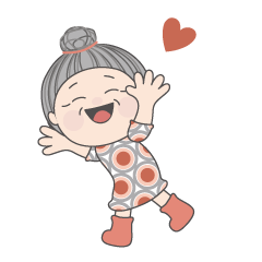 The stiker which conveys feeling 2