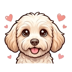 Cozy Goldendoodle Sticker Set