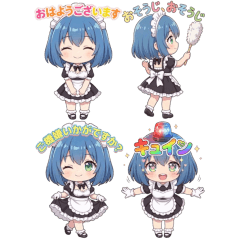 Maid Ai-chan's Sticker Collection
