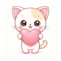 Heartwarming Kitten Stickers