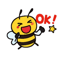 Lazy Bee Stickers (Everyday Use)