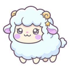 Moko-hitsuji: Dreamy Sheep Stickers