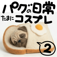 Pug's daily life & costume play2