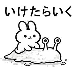 Stickers of Rabbit 004