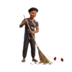 Mr.Kaset Garden guy