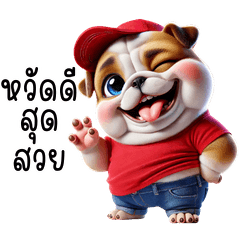 ลูกหมาบูลด็อก น่ารัก ตลกๆ กวนๆ (Big)