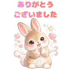 Daily Use. Cute & Elegant Bunny Stickers