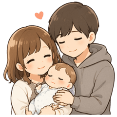 New Parents Cute Daily Chat Stickers
