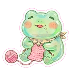 Transparent Frog's Hobby & Daily Life