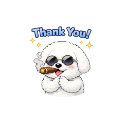 Cool Bichon Frise Stickers