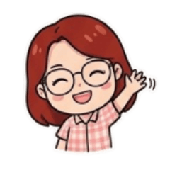 Red Hair Girl with Glasses