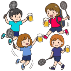 badminton shuttle rabbit53