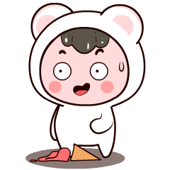 Cosplay Bear White 2 : Animated