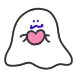 Ghost with 'w' mouth (No Text)
