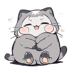 圓滾貓的情侶日常