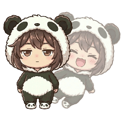 Moody Panda Chibi