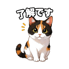Innocent Face Cat Cute Daily Stickers