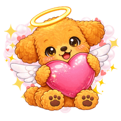 Petit the Fluffy Poodle Angel: Daily