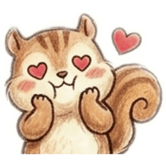 Warm & Fluffy Little Squirrel