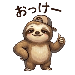 Lazy but Happy Sloth