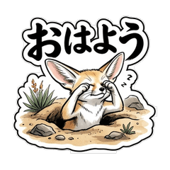 Fennec Fox Friends: Japanese Style
