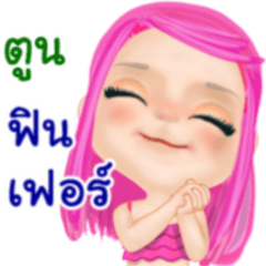 Toon pretty girl