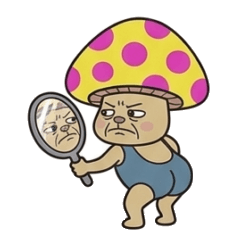 Quirky Mushroom Stickers