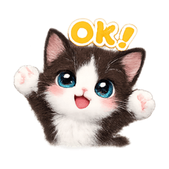 Tuxedo Kitten's Daily Stickers Vol.1