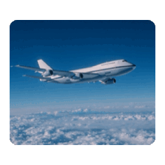 波音747-200飛行機動態貼圖1