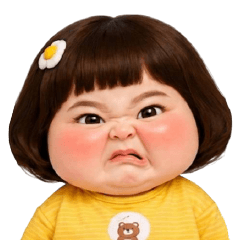 Funny face girl 220 EN