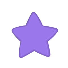 purple letters stamps