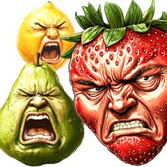Grumpy fruit