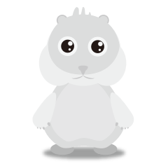Chubby hamster & Vignette
