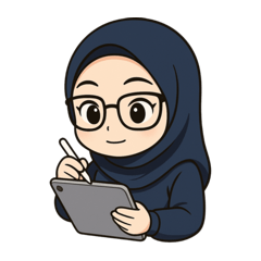 Cute Hijabi Girl Daily Life Stickers