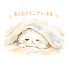 Fluffy Chubby Cat & Tsundere Boss Cat