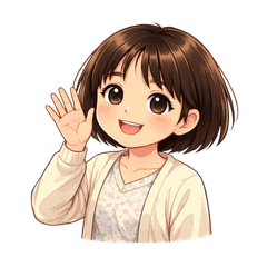 Lovely Girl's Stickers