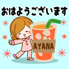 Sticker for exclusive use of Ayana 2