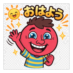 Cheerful and Fun Men's Stickers