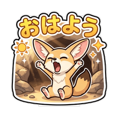 Chibi Fennec fox for Friends