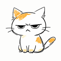 A cat with sharp eyes