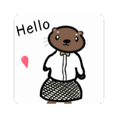 The cute otter that likes to talk