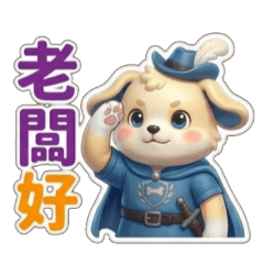 老闆好tufee劍客狗的日常問候生日快樂節慶