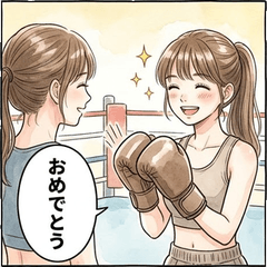 拳擊少女的日常生活：充滿力量