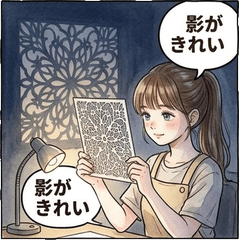 剪紙藝術女孩：創作・趣味・日常實用的