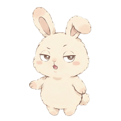 可愛卻毒舌的兔子